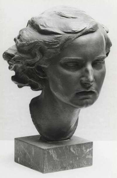 Kopf eines Mädchens