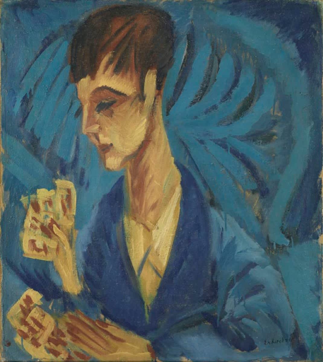 Kartenspielender Knabe (Der Sohn Hardt)