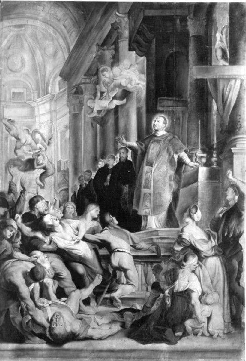 Hl. Ignatius heilt eine Besessene