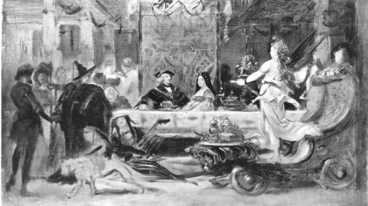 Hochzeitsbankett des Erzherzogs Maximilian von Österreich