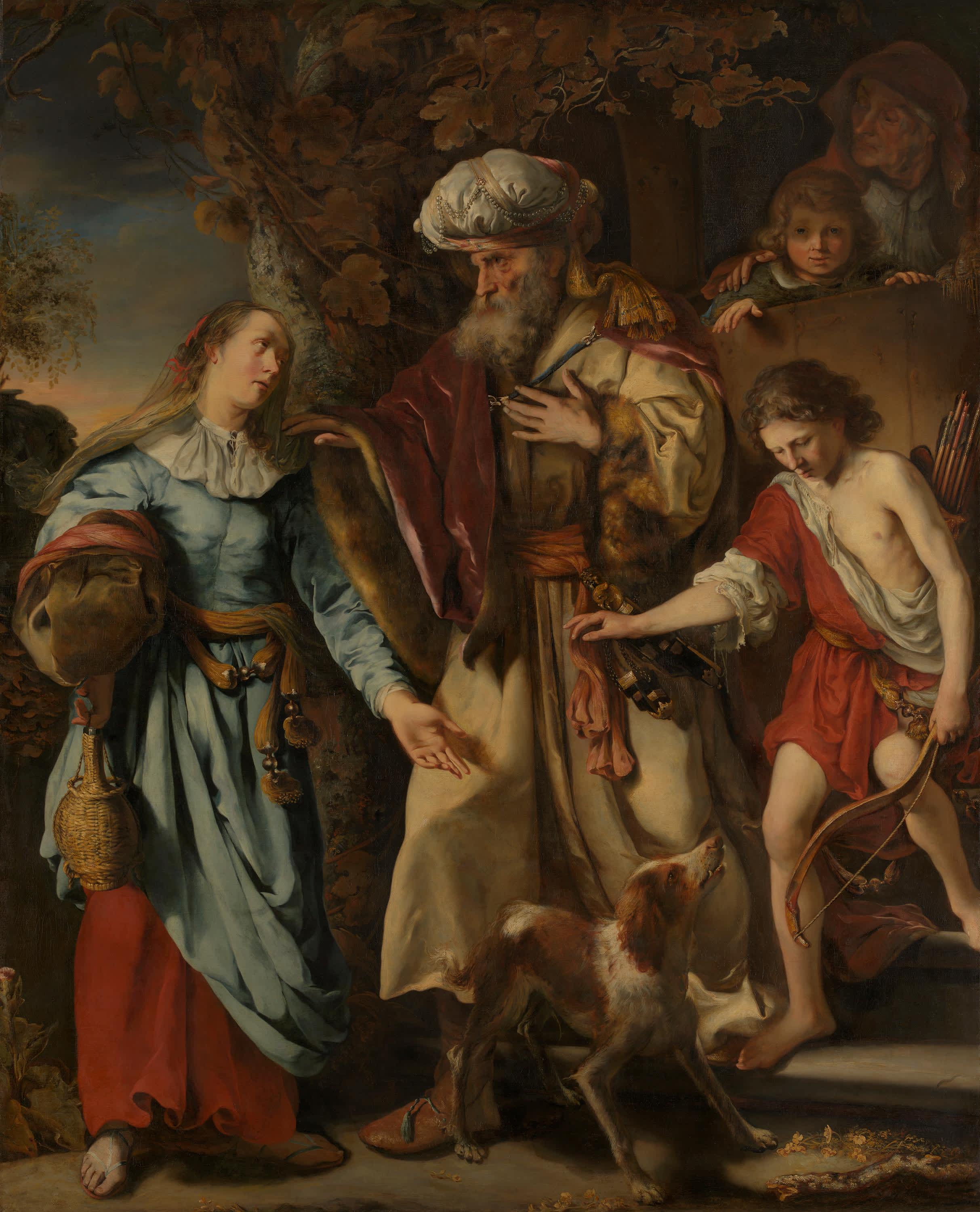 Abraham verstößt Hagar und Ismael