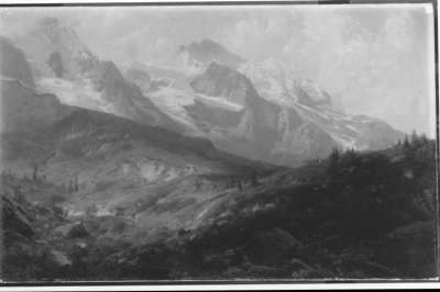 Auf der Kleinen Scheidegg, im Hintergrund Eiger und Jungfrau