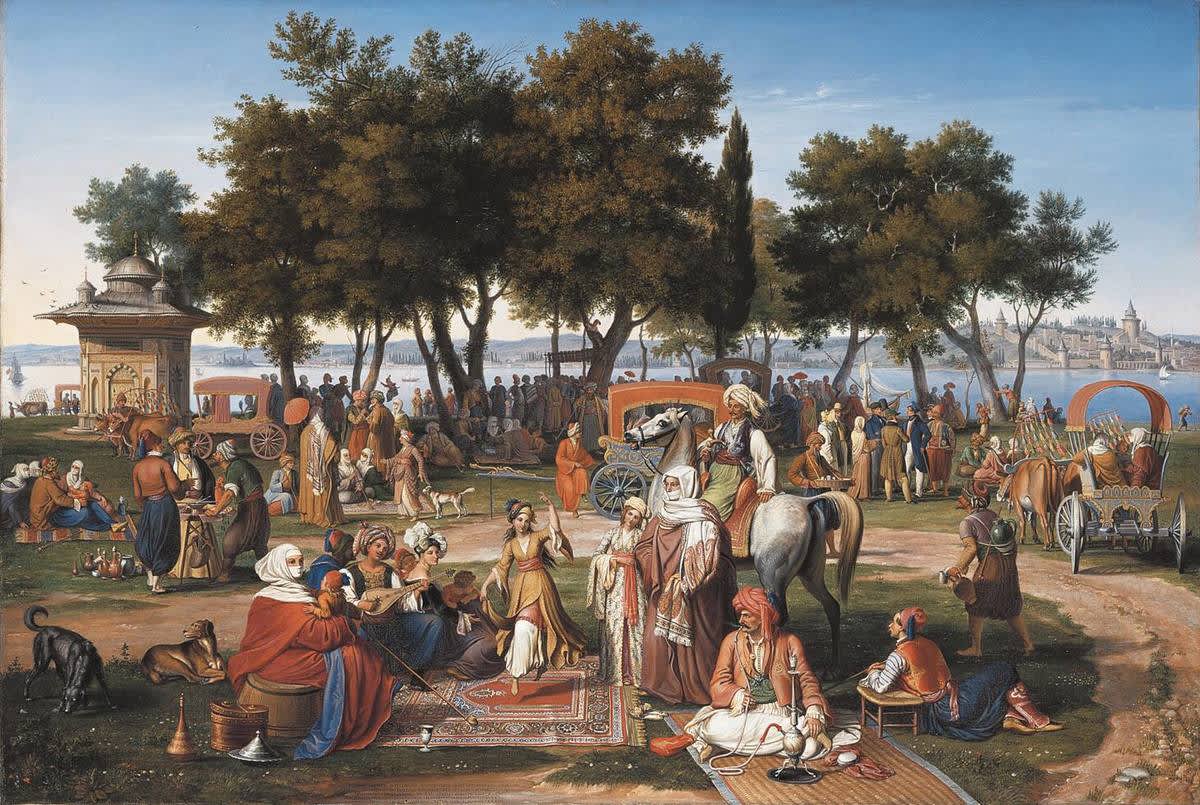 An den Süßen Wassern Asiens in Konstantinopel