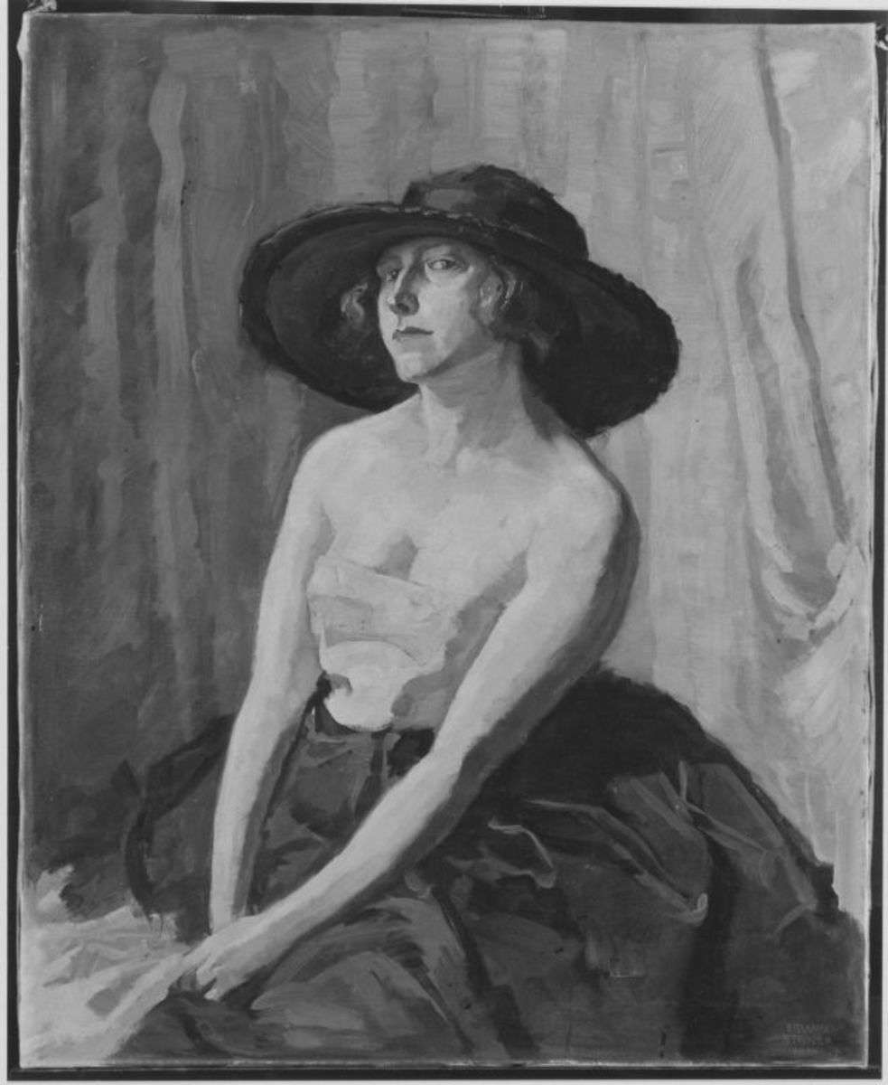 Dame mit Hut