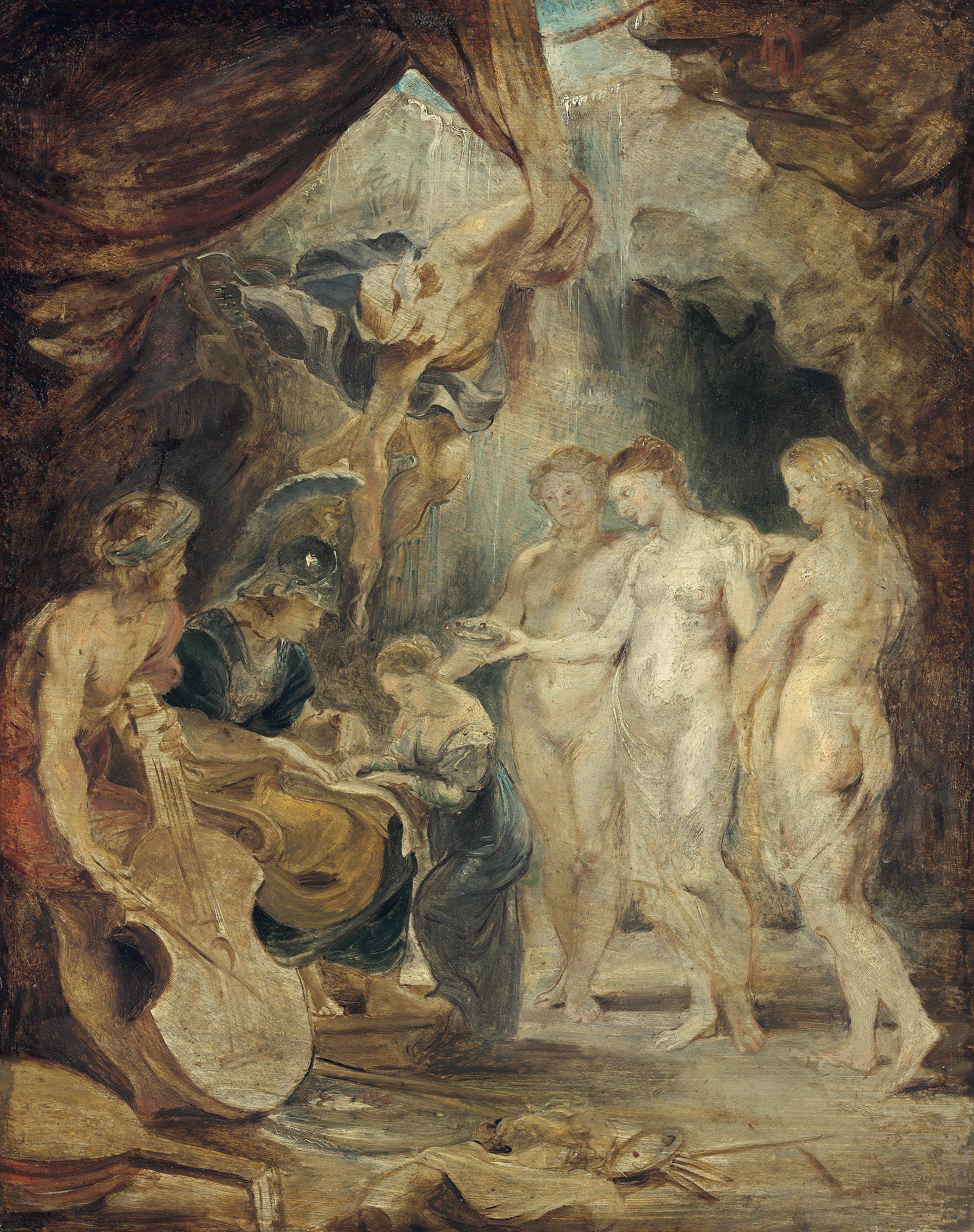 Die Erziehung der Prinzessin (Skizze zum Medici-Zyklus)