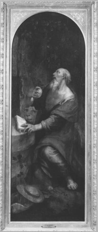 Marienaltar: Der hl. Hieronymus
Rückseite: Engel der Verkündigung