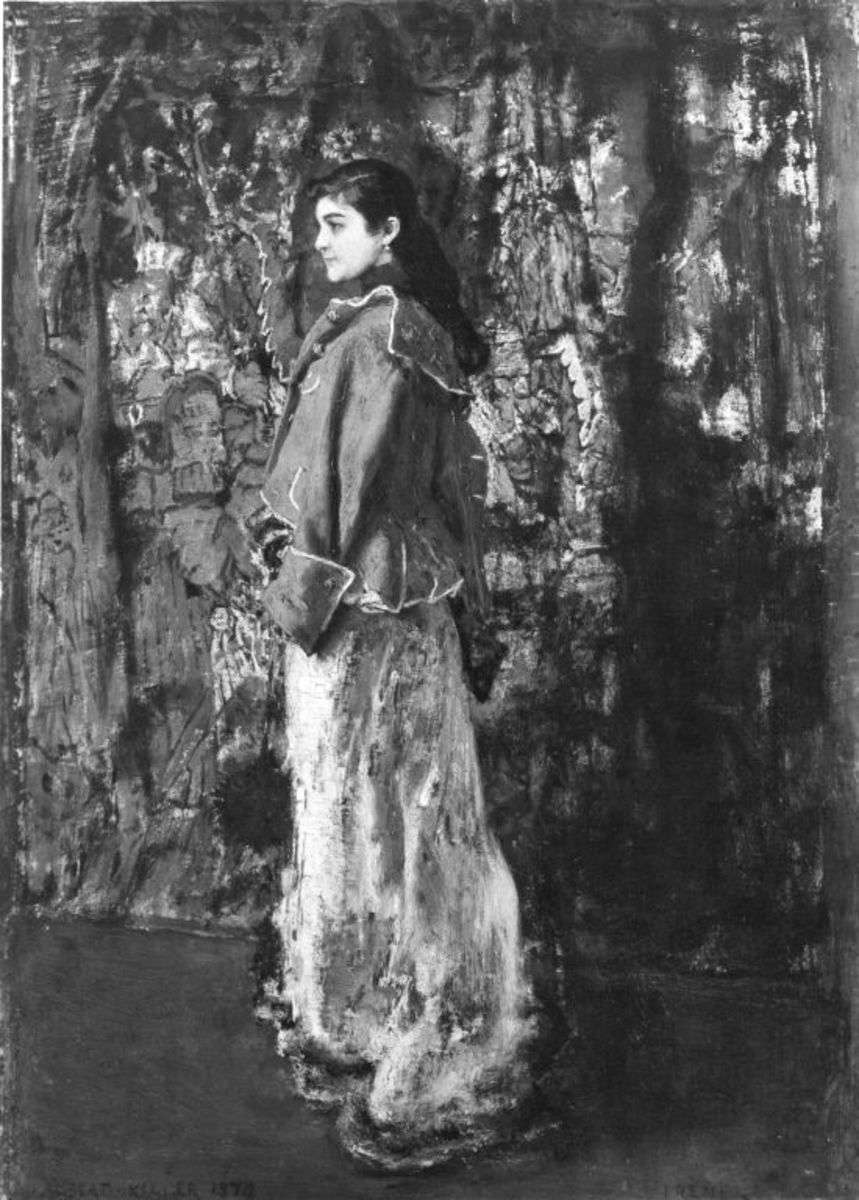 Irene von Keller, die Frau des Künstlers