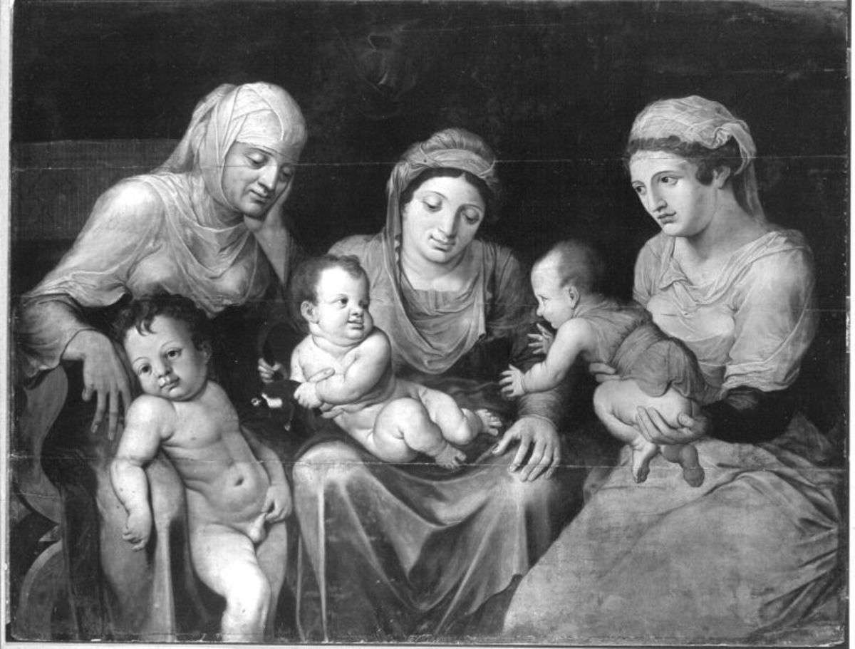 Drei Frauen mit ihren Kindern