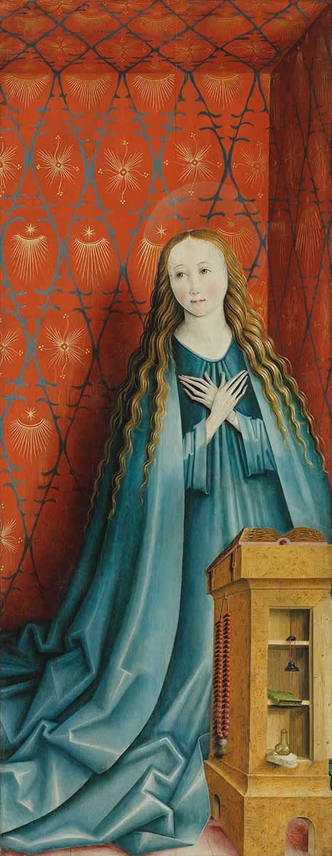 Rechter Flügel einer Verkündigung: Maria