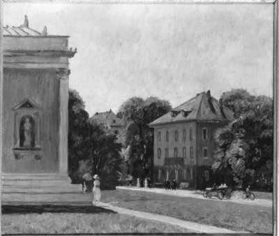 Hohenlohepalais und Glyptothek München