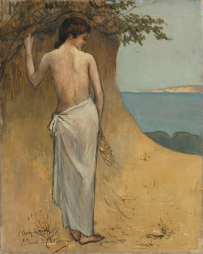 Mädchen am Meer
