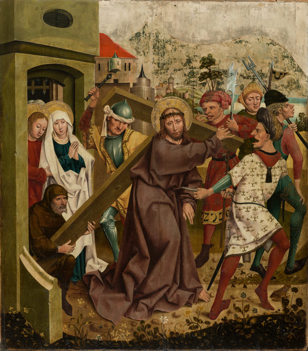 Rottenbucher Altar: Kreuztragung Christi
(Rückseite: ehemals Relief)