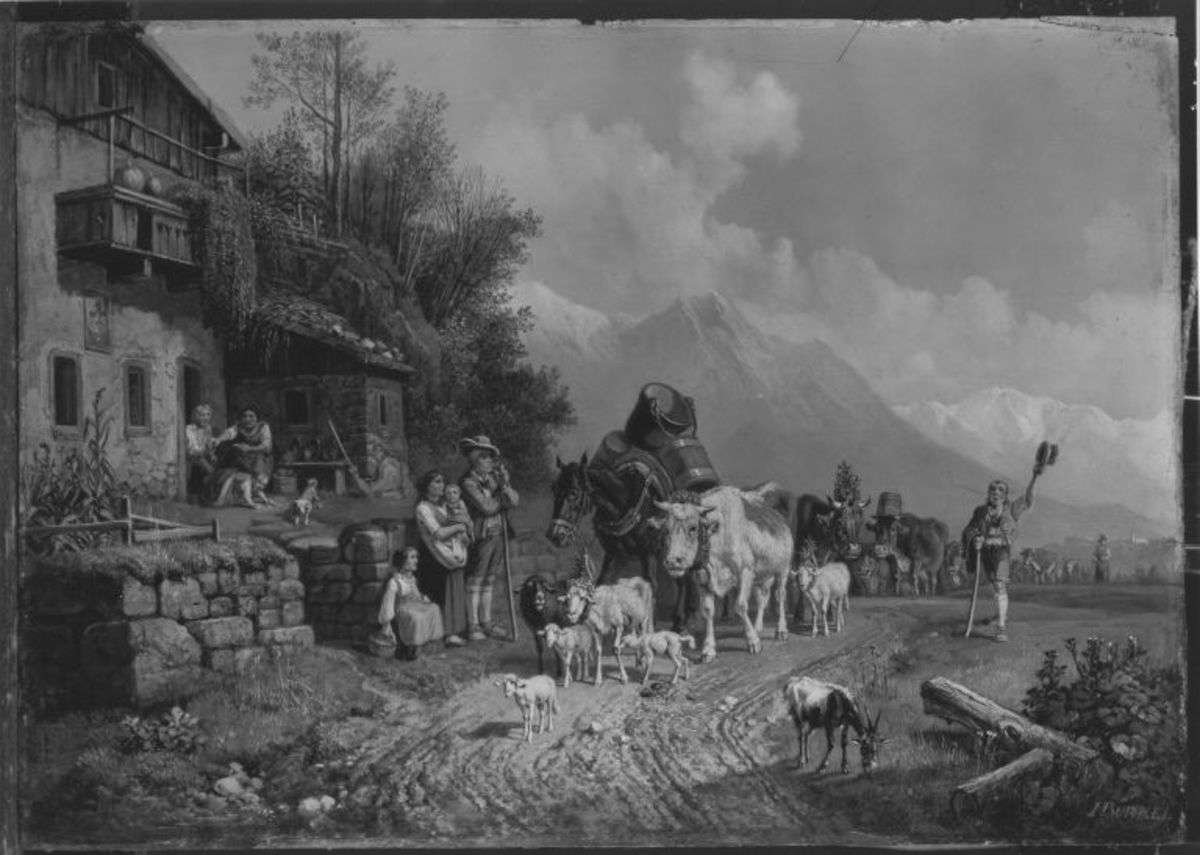 Heimkehr von der Alm