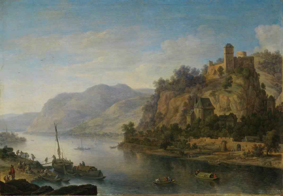 Ansicht von Heimbach am Rhein