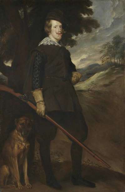 König Philipp IV. von Spanien im Jagdkostüm (nach Velázquez)