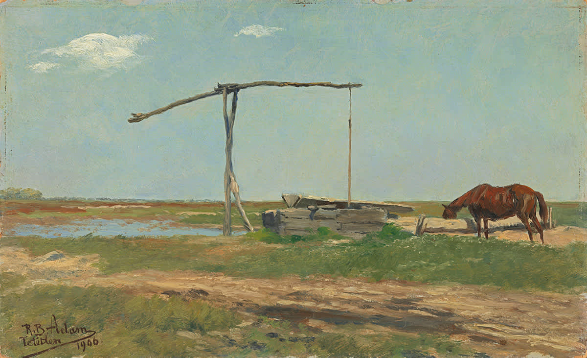 Alter Ziehbrunnen in der Puszta