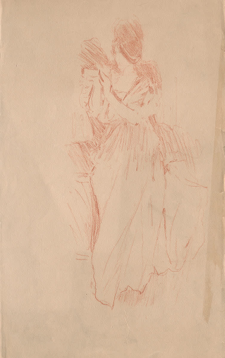 Study for Pandora, standing