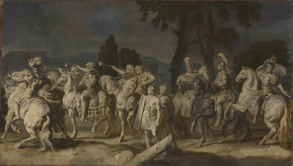 Triumphzug Alexanders des Großen: Zug der Tubenbläser (Folge 3/12)