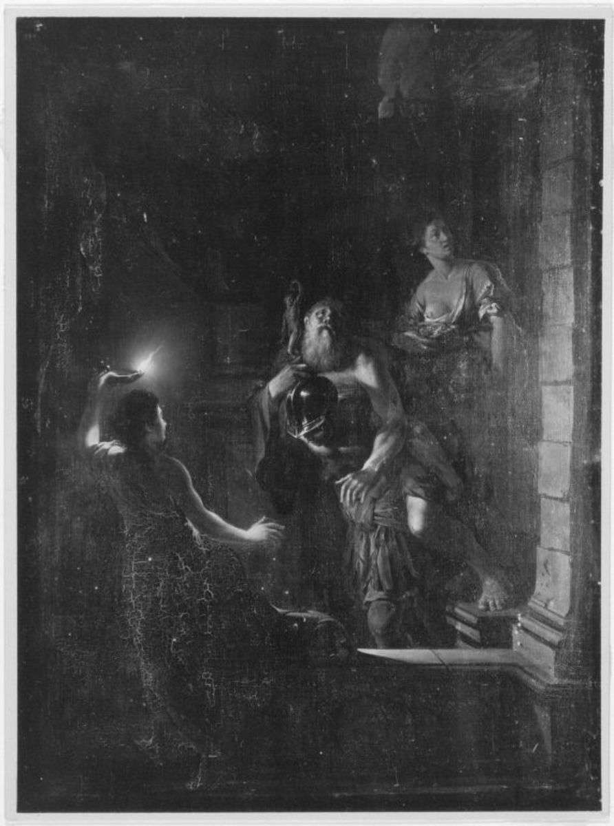 Aeneas verlässt das brennende Troja