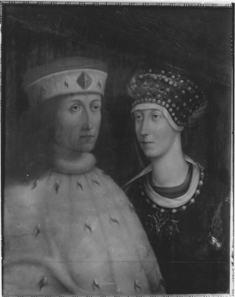 Bildnis des Kurfürsten Philipp der Aufrichtige von der Pfalz mit Gemahlin