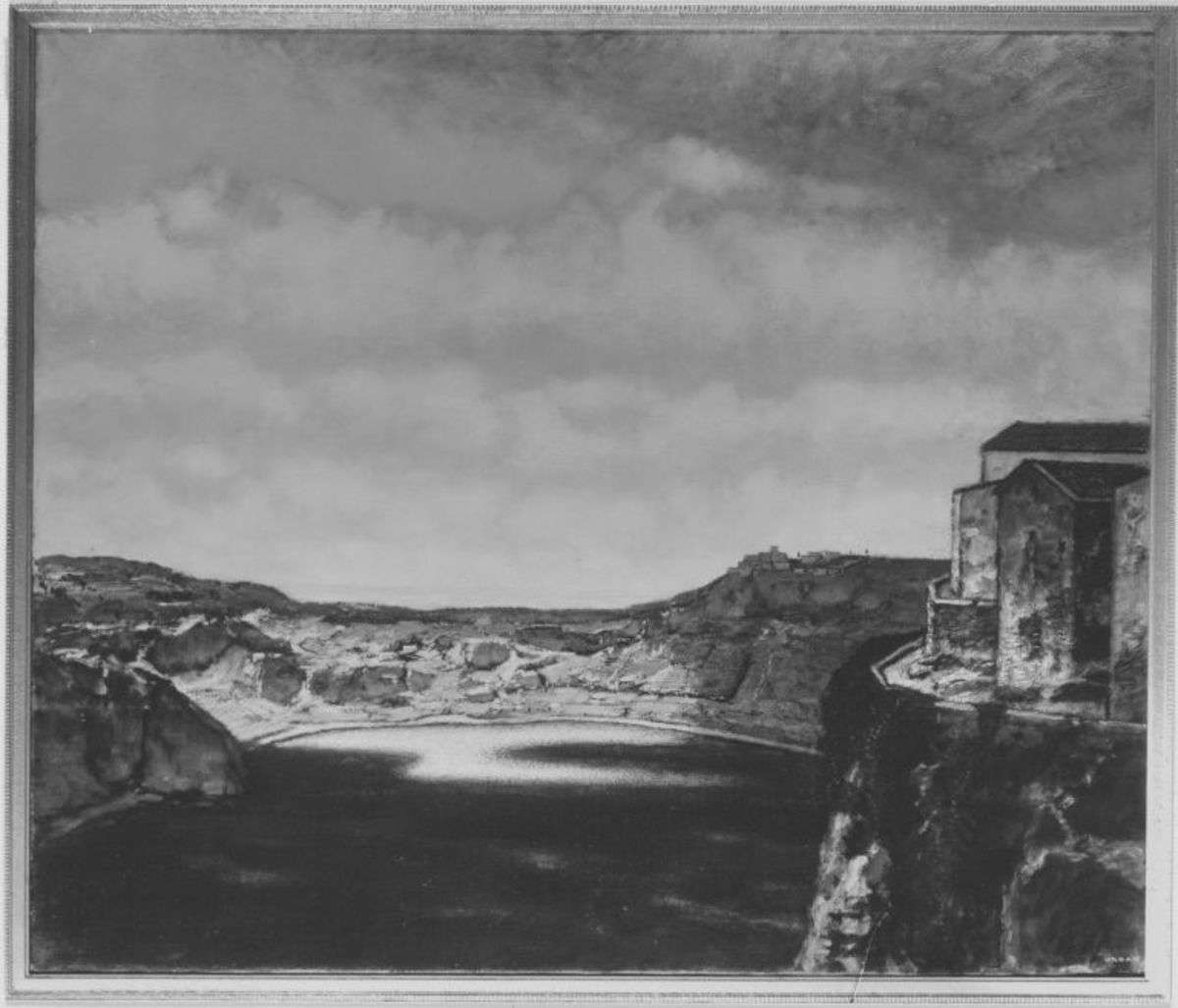 Italienische Landschaft (Römischer Spätsommer)