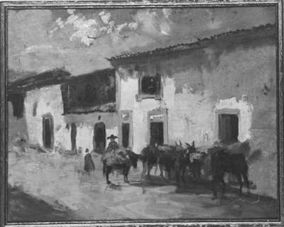 Portugiesische Studie II - Gasthaus in Portalegre