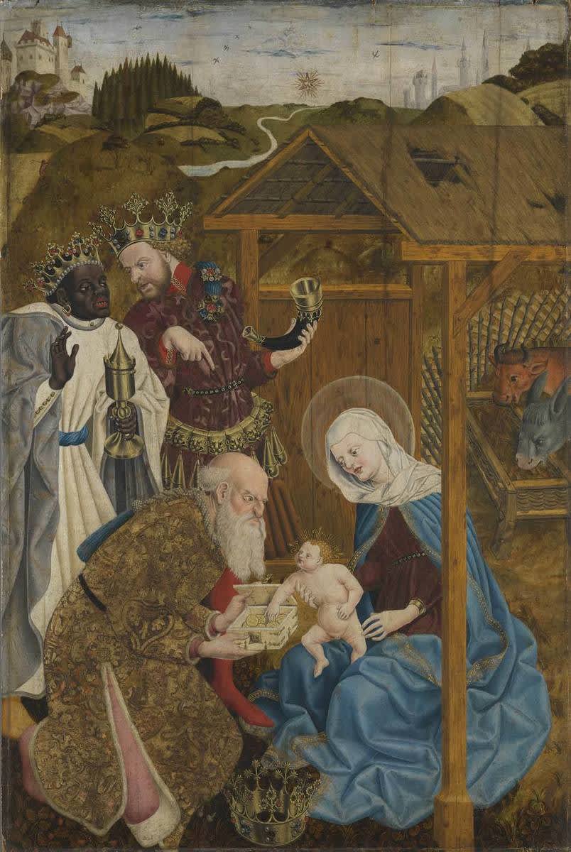Marienaltar: Anbetung der Heiligen Drei Könige