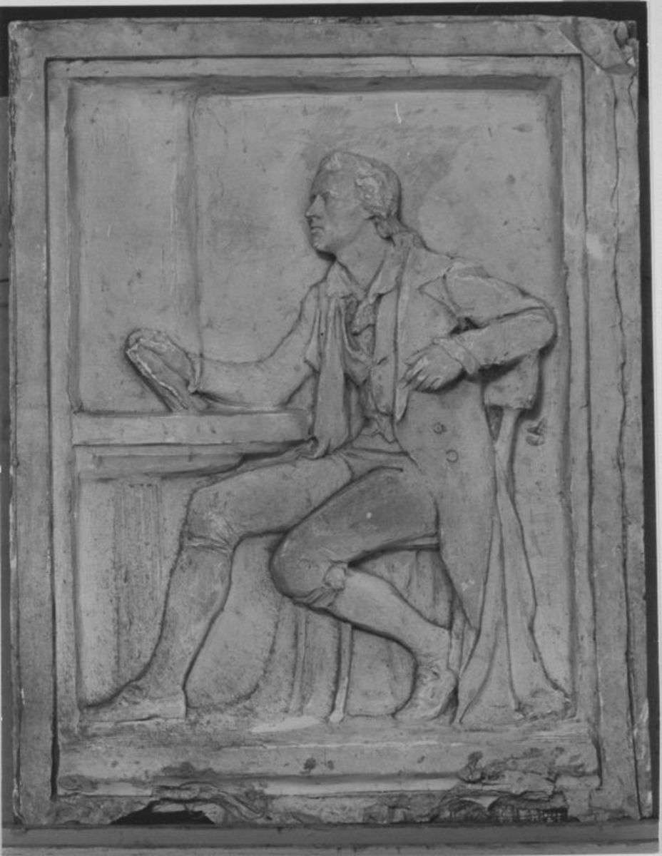 Modell für das Relief  des Schiller-Denkmals in Nürnberg