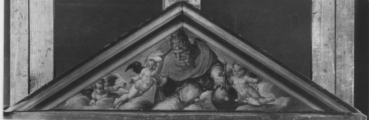 Gottvater mit drei Engeln (Dreieck)