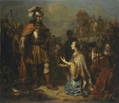 Alexander und die Frauen des Darius