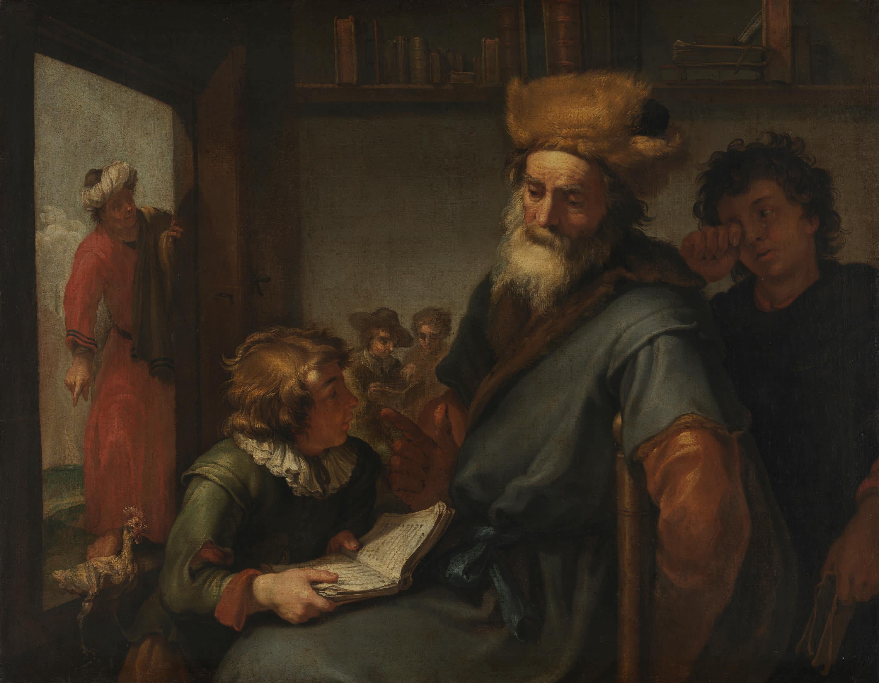 Plato von Diogenes verhöhnt