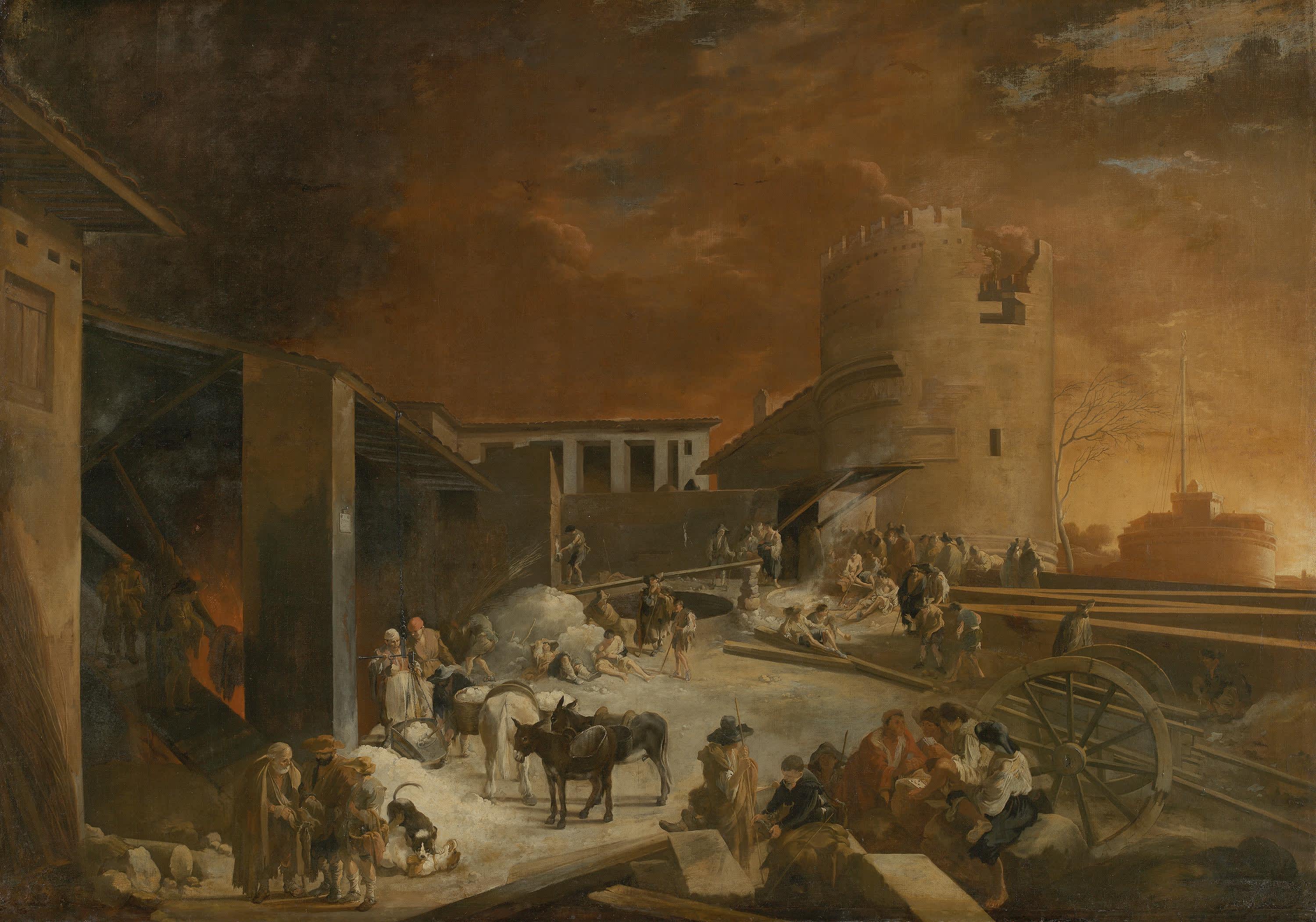 Ein römischer Kalkofen