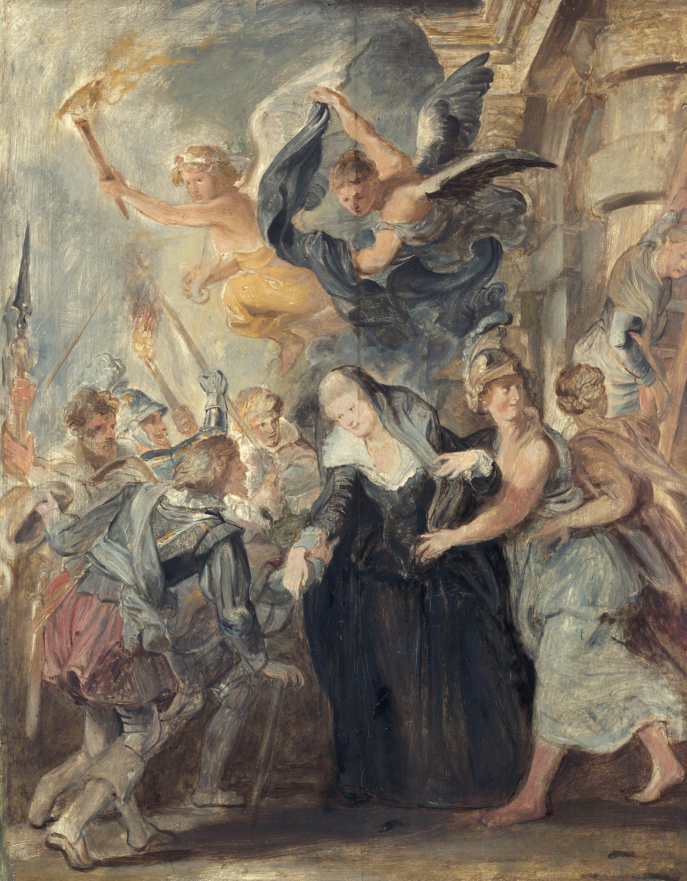 Die Flucht von Blois (Skizze zum Medici-Zyklus)