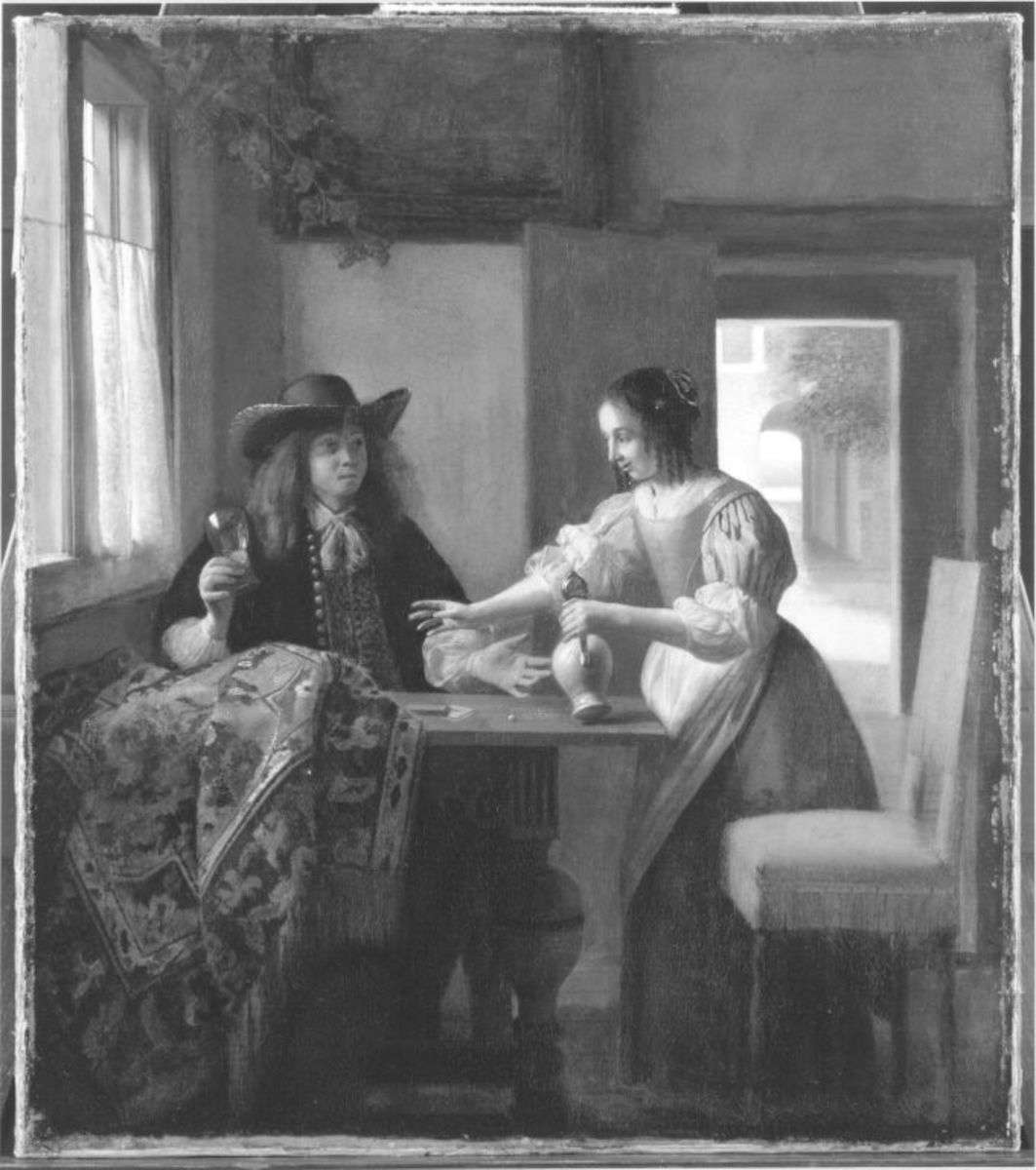 Der Weintrinker und die Dienstmagd