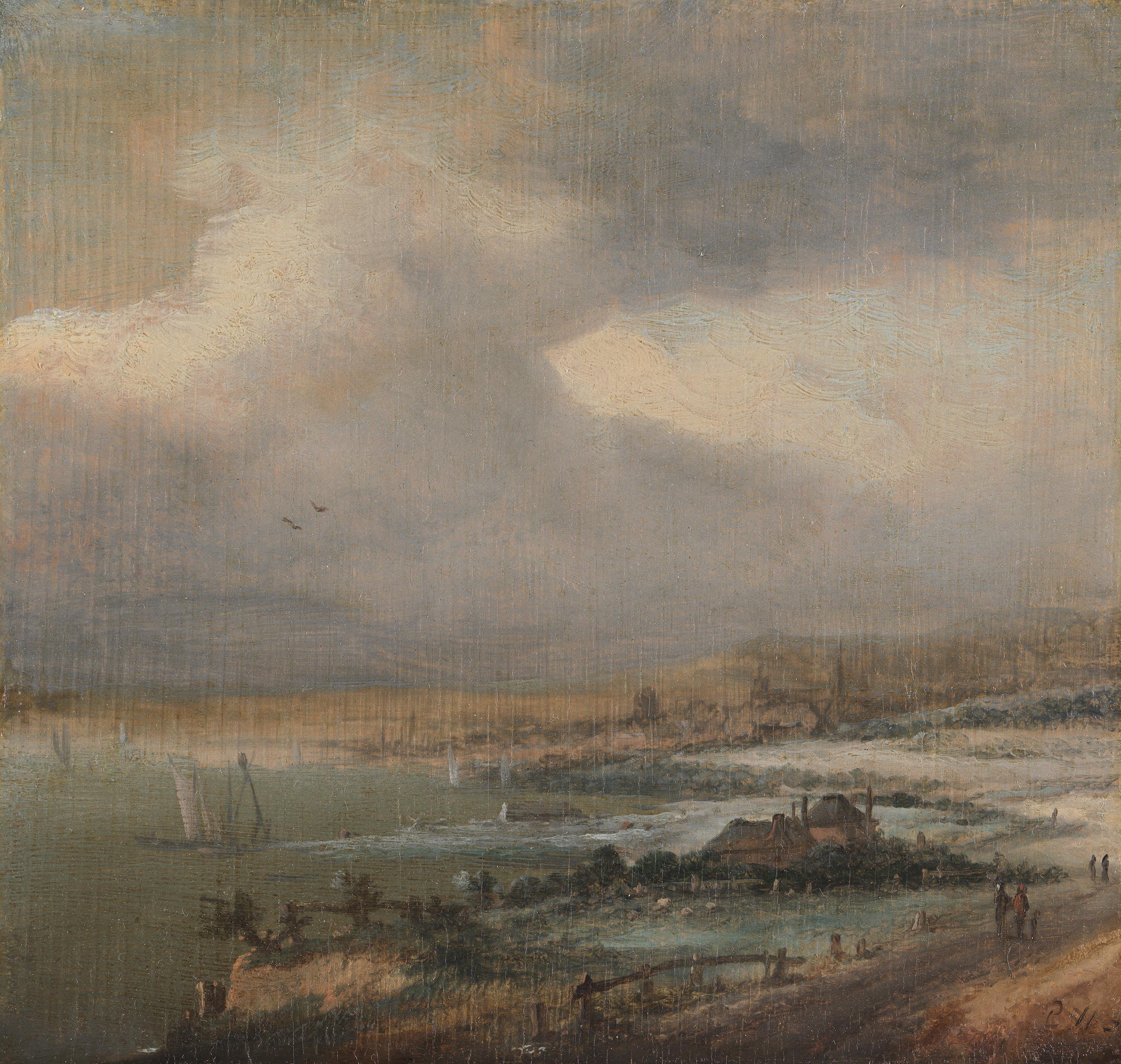 Landschaft am Meeresstrand