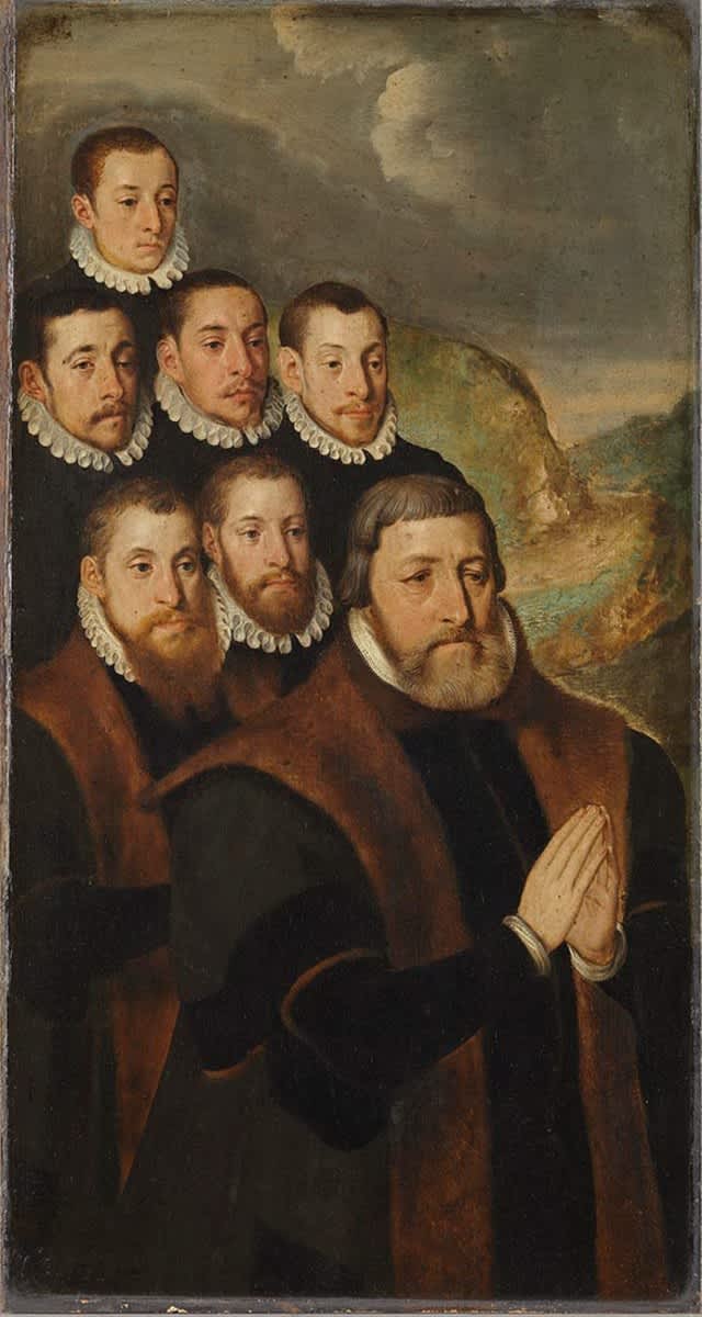 Antoine Humbelot mit seinen Söhnen