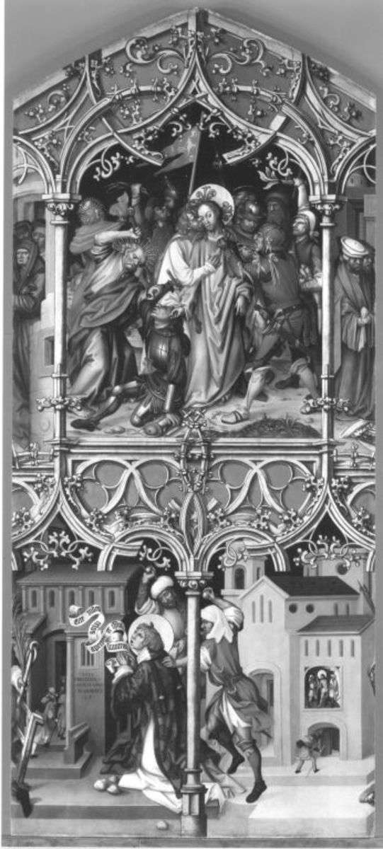 Basilika San Lorenzo und Basilika San Sebastiano, Mitteltafel: Gefangennahme Christi