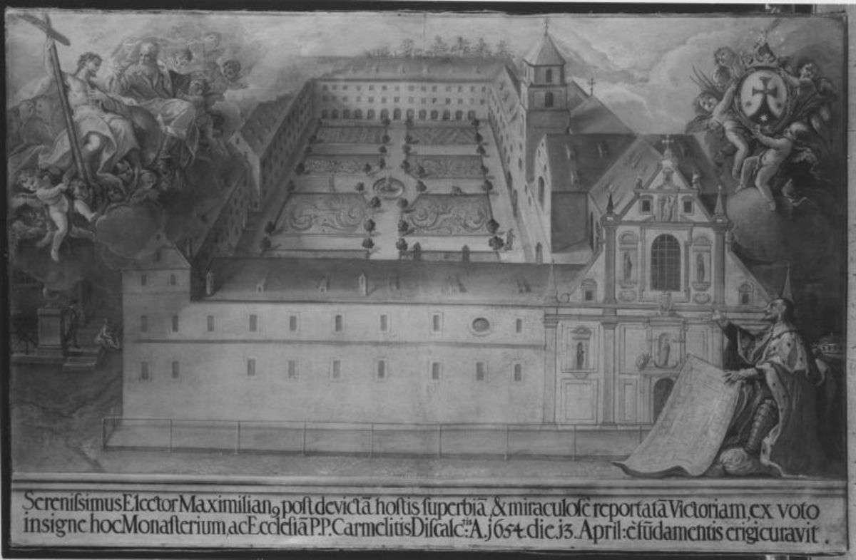 Ansicht des Münchner Karmelitenklosters