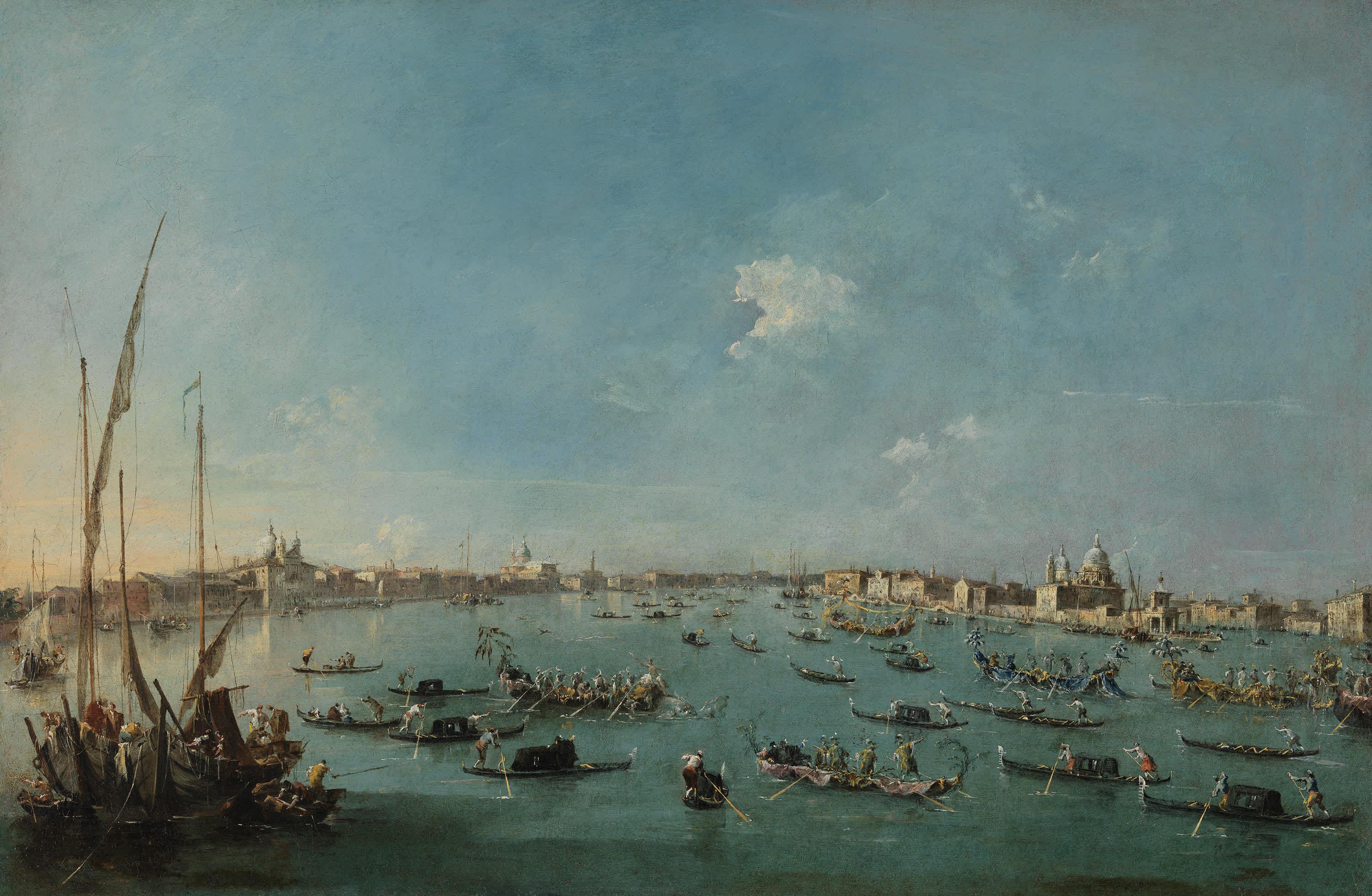 Regatta auf dem Canale della Giudecca
