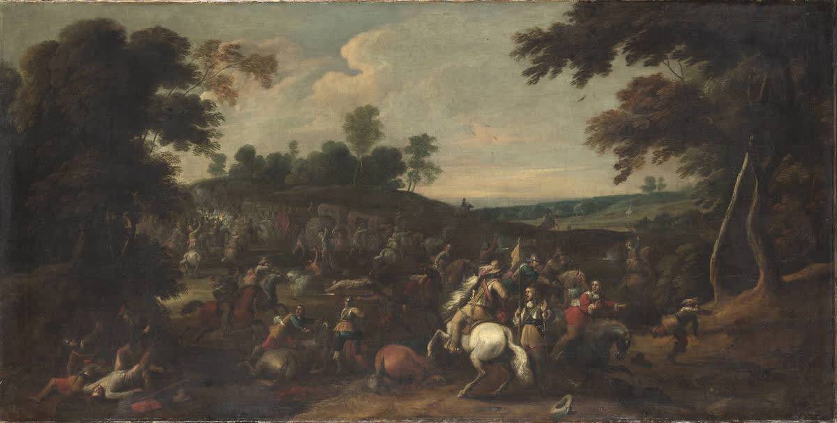 Überfall auf eine Wagenkolonne