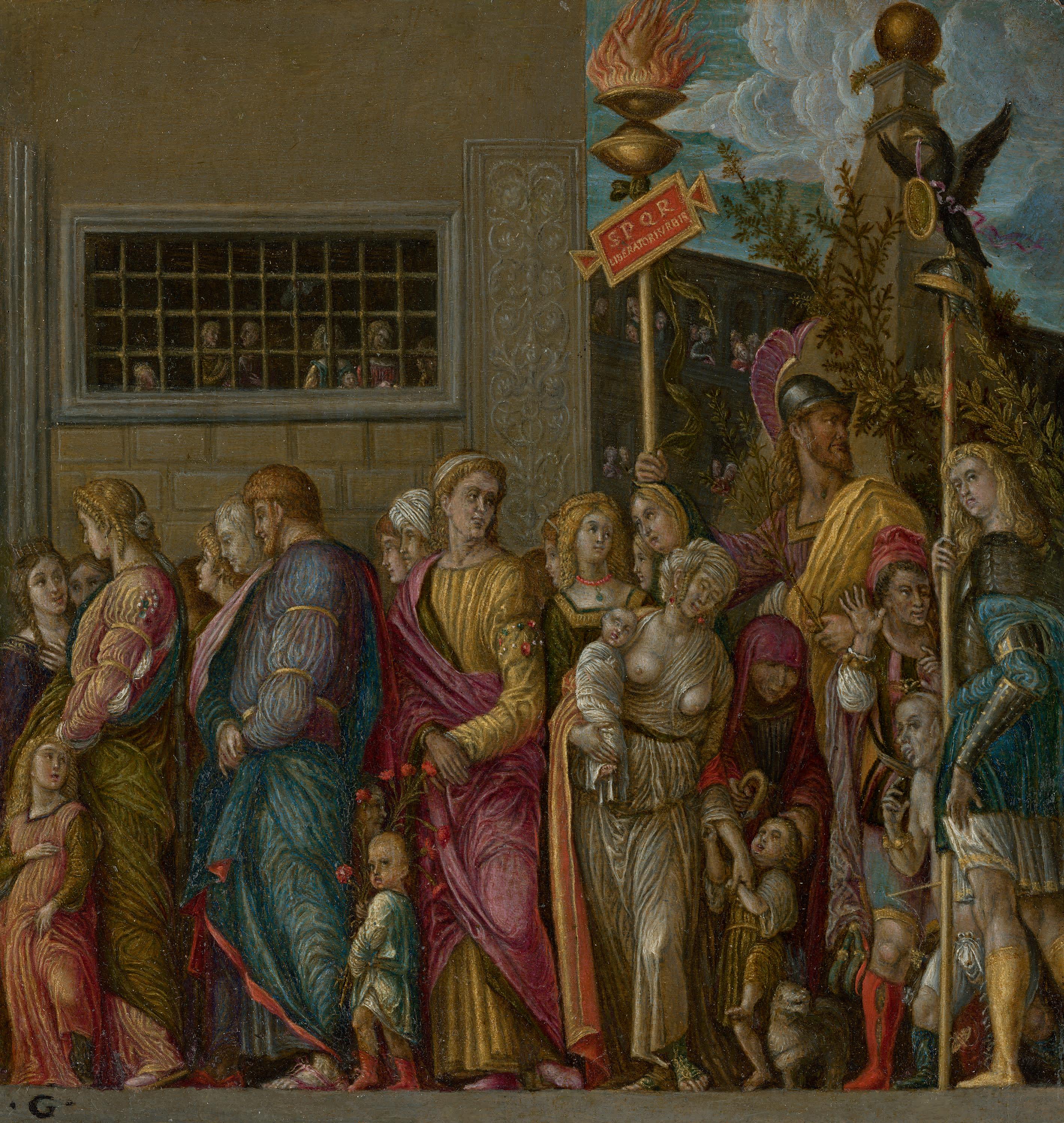 Cäsars Triumphzug IV (Kopie nach Mantegna)