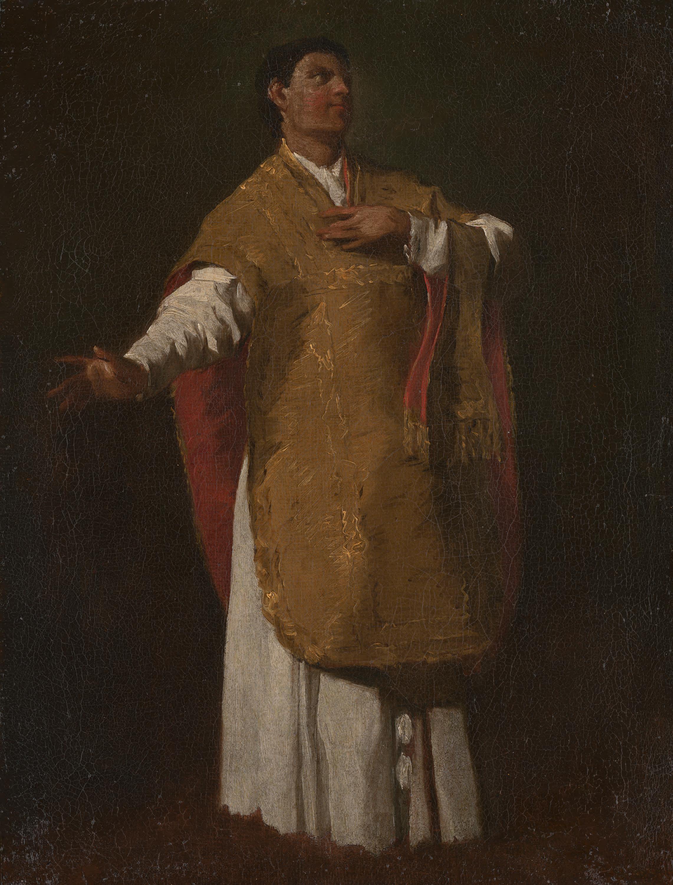 Studie für den heiligen Philipp Neri