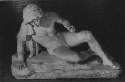 Narziss (Modell für die Figur in einer Grottenanlage im Park des Freiherrn Ferdinand von Stumm)