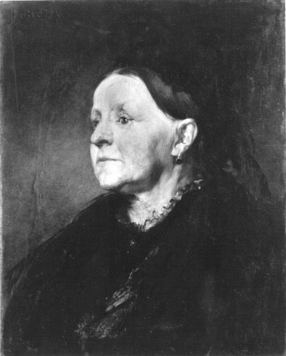 Bildnis Pauline von Habermann, der Mutter des Künstlers