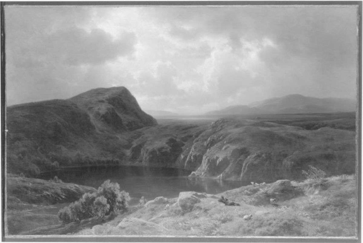 Kratersee im schottischen Hochland
