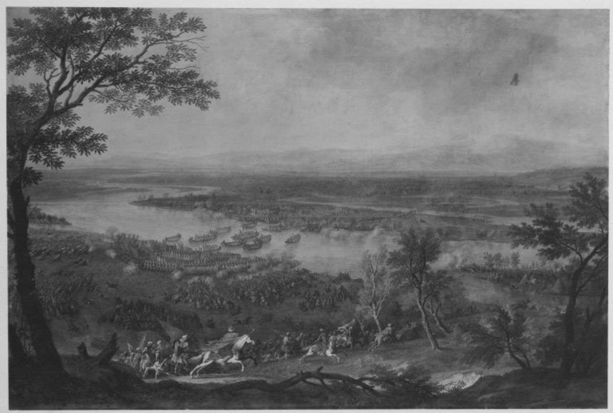 Der Übergang der Armee über die Saù (Save) 1688