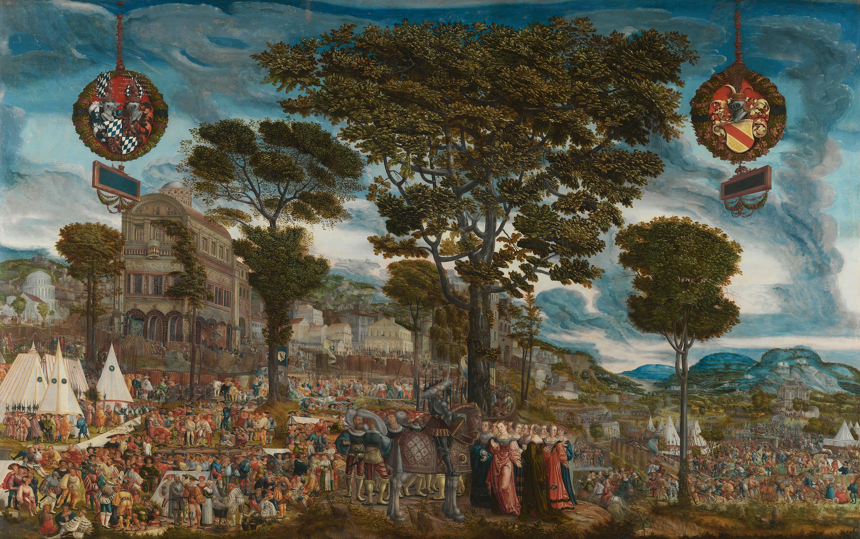 Historienzyklus: Cloelia vor Porsenna