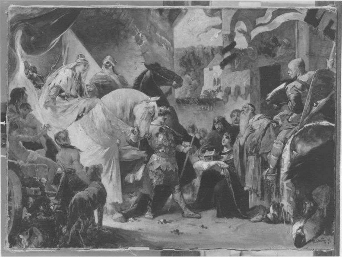 Einzug Kriemhilds in Passau