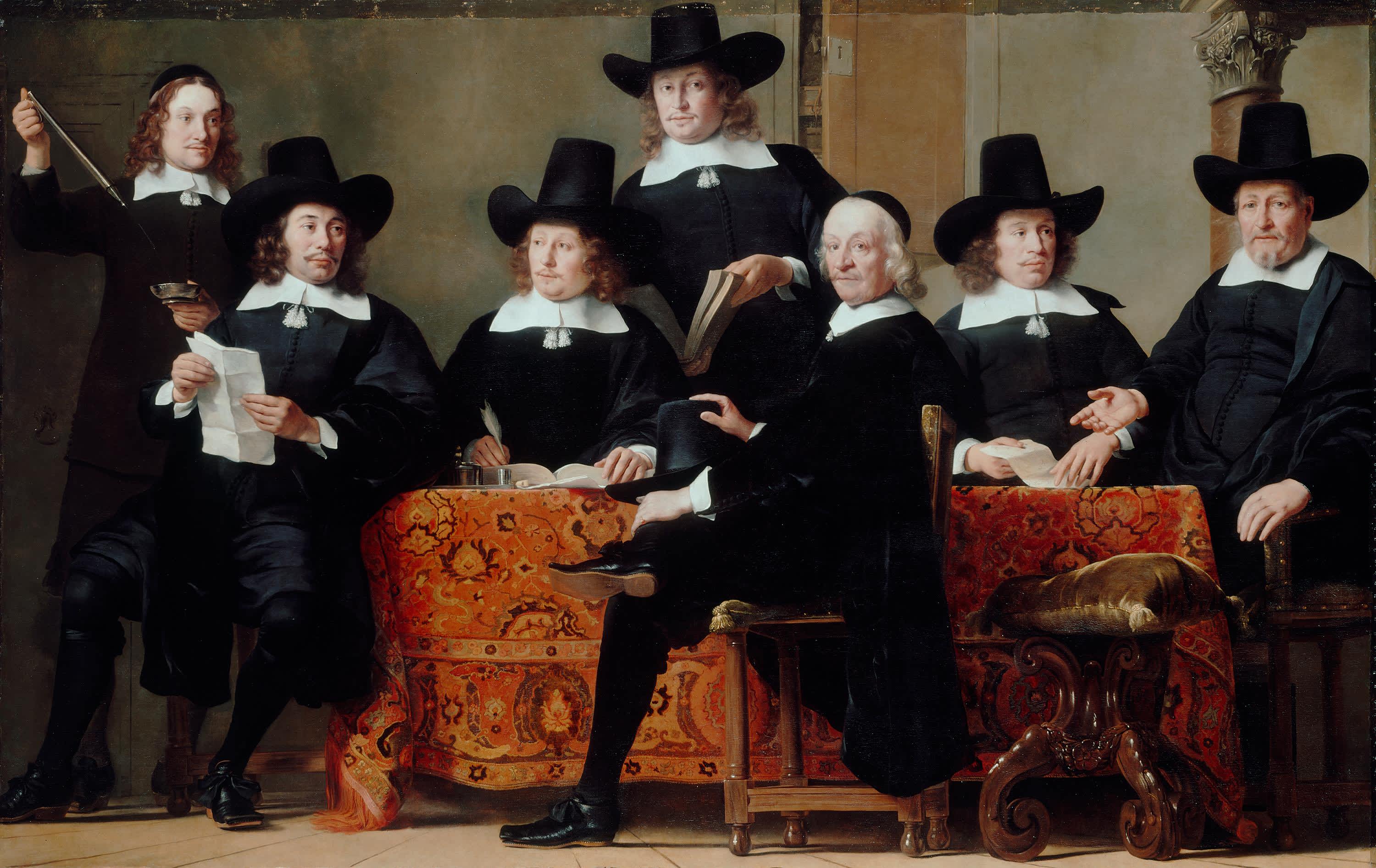 Die Vorsteher der Amsterdamer Weinhändlergilde