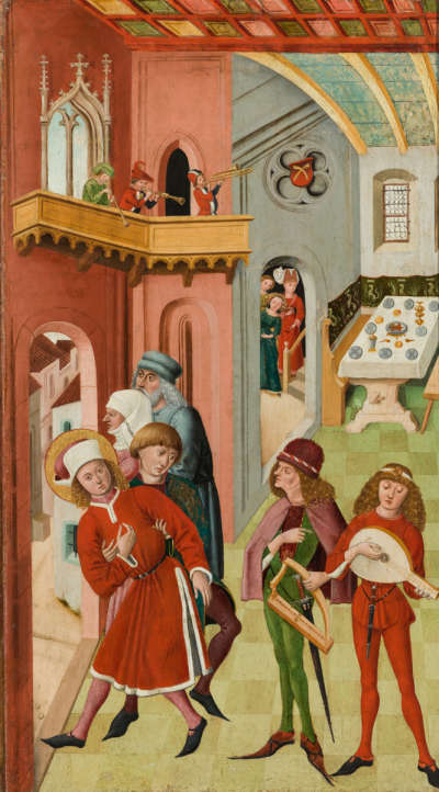 Veitsaltar: Versuchungen des hl. Veit